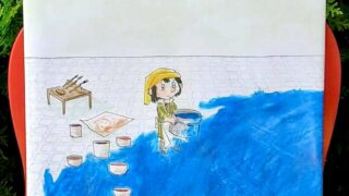 『あおをはっけんしたちいさなヤン　みならいえかきのおはなし』